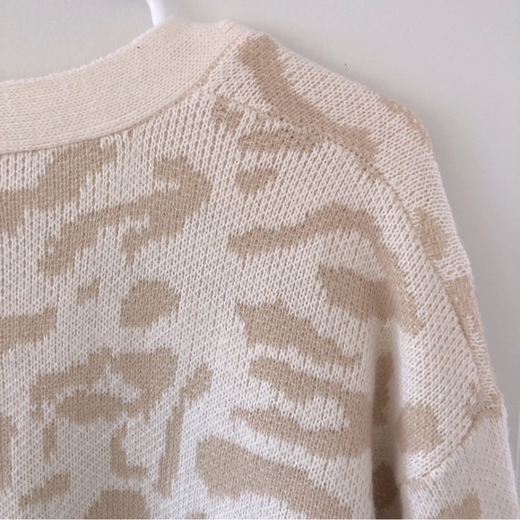 NWOT Pink Lily Leopard Print Cardigan - Picture 6 of 6